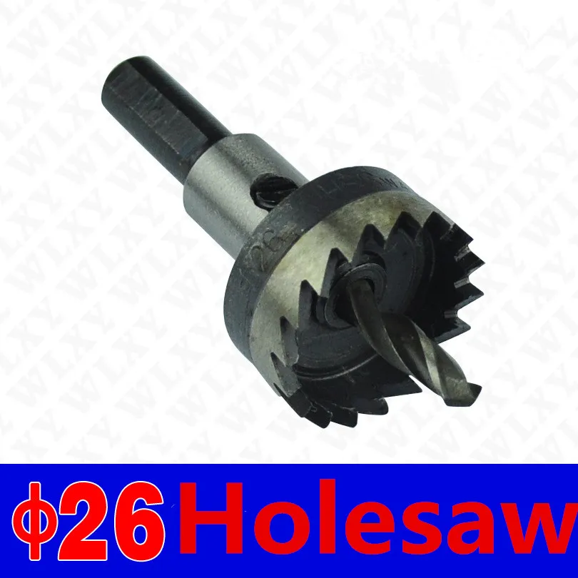 Dia 26mm HSS Core Drill Bit Metal Cutter HSS Steel Holesaw Drill Bit Cutter Tool For Metal Wood