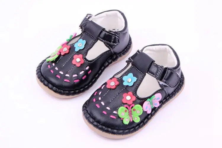 Стелька 12,5-14,5 см; модная обувь из искусственной кожи для девочек; детская обувь ручной работы с цветами