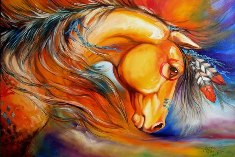 

5d Diamond Embroidery Horse Animals Crystal Cross Stitch Full Square Diamond Painting DIY Sticker Decor Paintings