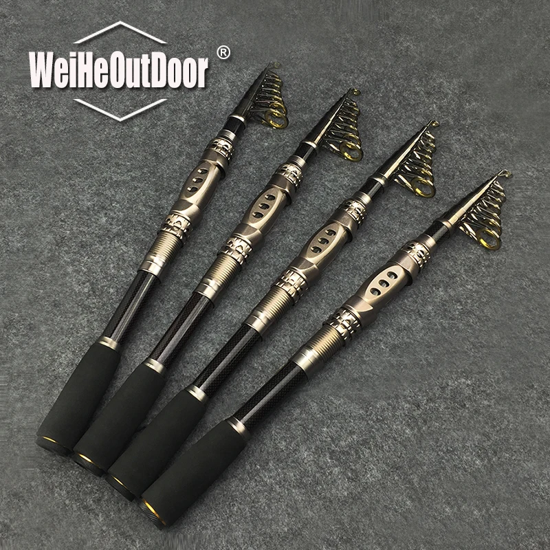 

Portable Telescopic Fishing Rod Carbon 1.8M 2.1M 2.4M 2.7M 3.0M 3.3M Sea Fishing Rod Stainless Steel Rod Guide Hard Spinning Rod
