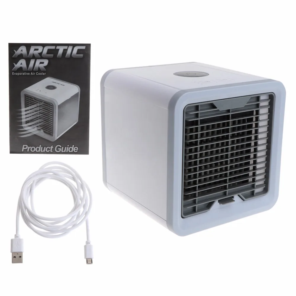 

1 Set Mini Air Conditioner Cooler Electric Fan Humidifier Night Light Home Office 3 modes Silent New 2018