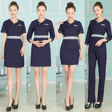 Косметолог рабочая одежда женский техник салон красоты спа клуб здоровья Летний набор