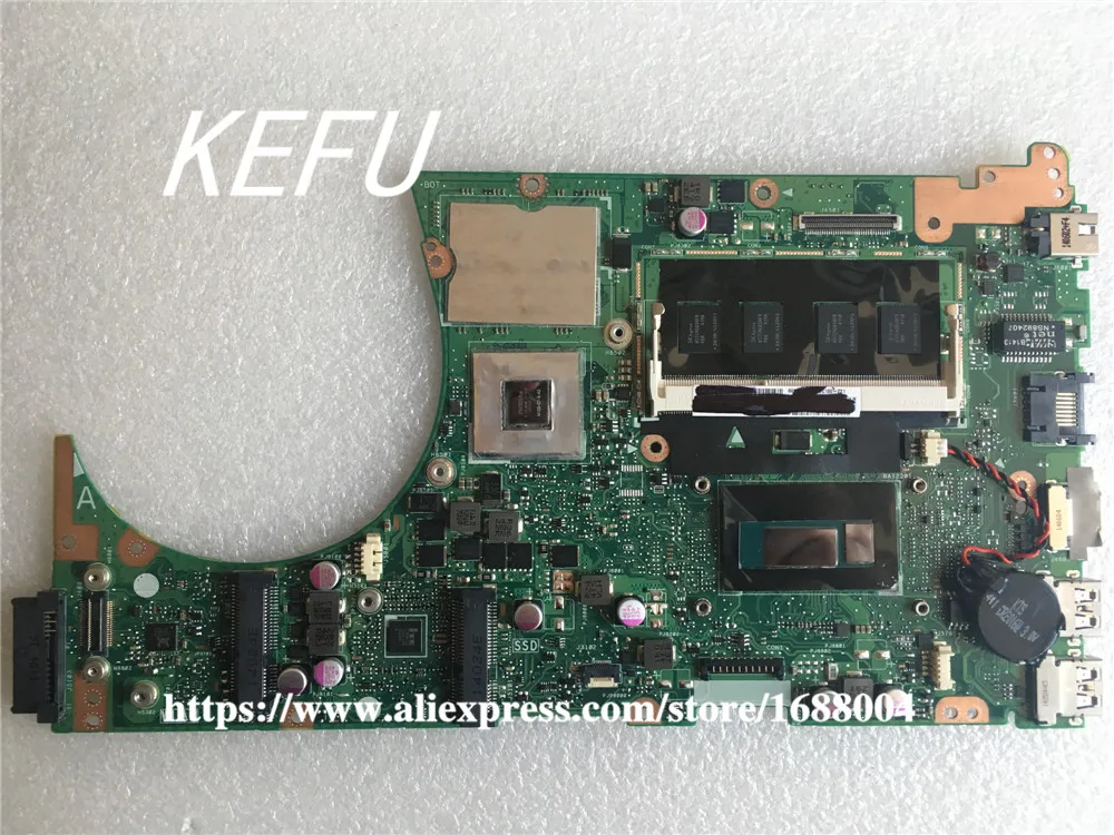 Материнская плата KEFU для ASUS K551L K551LB K551LD K551LN S551L S551LB S551LD S551LN S551lN REV2.2 материнская i7 4500