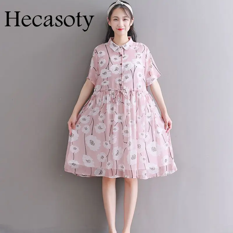 

Maternity Clothes Dresses for Pregnant Women Fashion Print Chiffon Loose A-Line Plus Size Breastfeeding Dress Pregnancy Dress