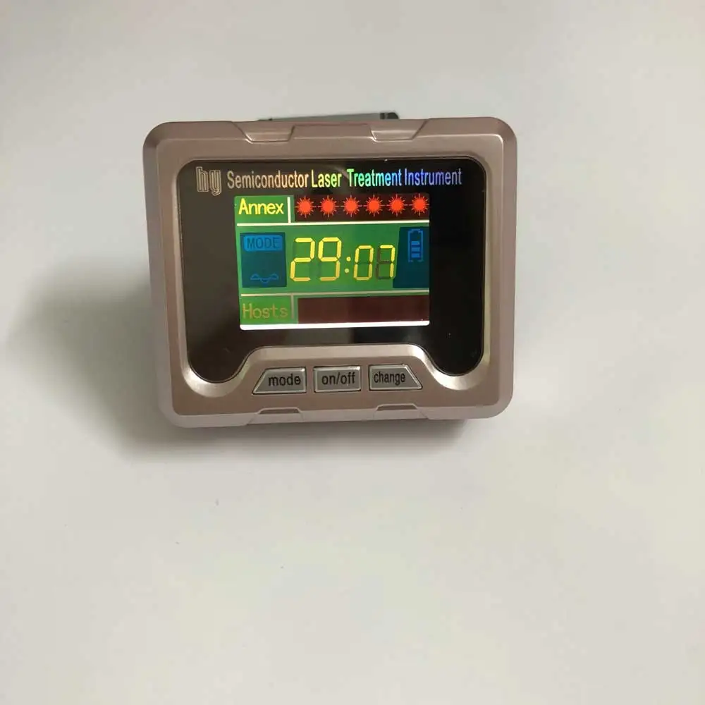 650nm Laser Therapy Watch Home Wrist Diode High Blood Pressure High Blood Fat Sugar for Diabetes Semiconductor Treatment home use newest 650nm laser acupuncture laser therapy device purify blood reduce high blood pressure blood sugar