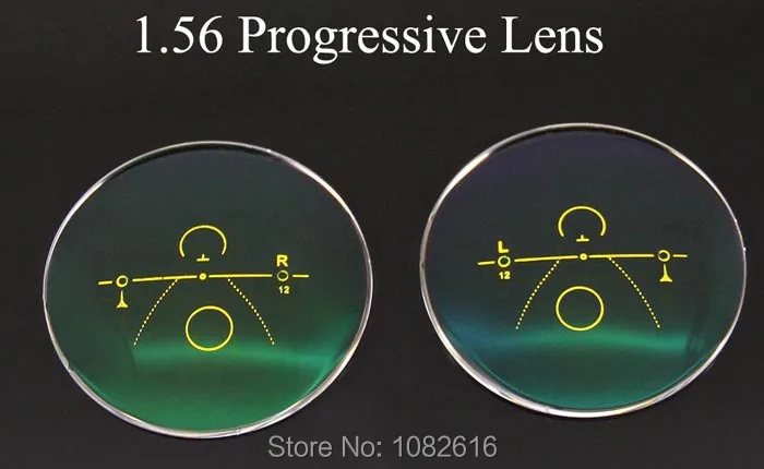 1,56 индекс прогрессивные линзы оптические очки линзы Мультифокальные очки вождения очки для чтения линзы для глаз свободной формы