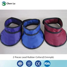 Медицинская защита от воздействия 2 шт. 0,5 mmpb свинцовый воротник гамма-луч рентгеновский защитный радиологический Отдел аксессуары