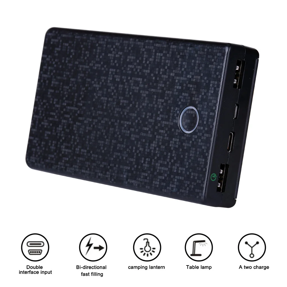 

30000mAh Power Bank for IPhone Xs Max XR 8 7 Samsung S9 USB PD Fast Charging + Dual QC3.0 Quick Charger Powerbank MacBook