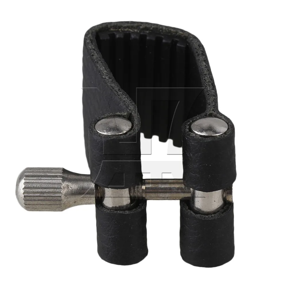 

Yibuy Leather Ligature For Tenor Saxophone Mouthpiece Black