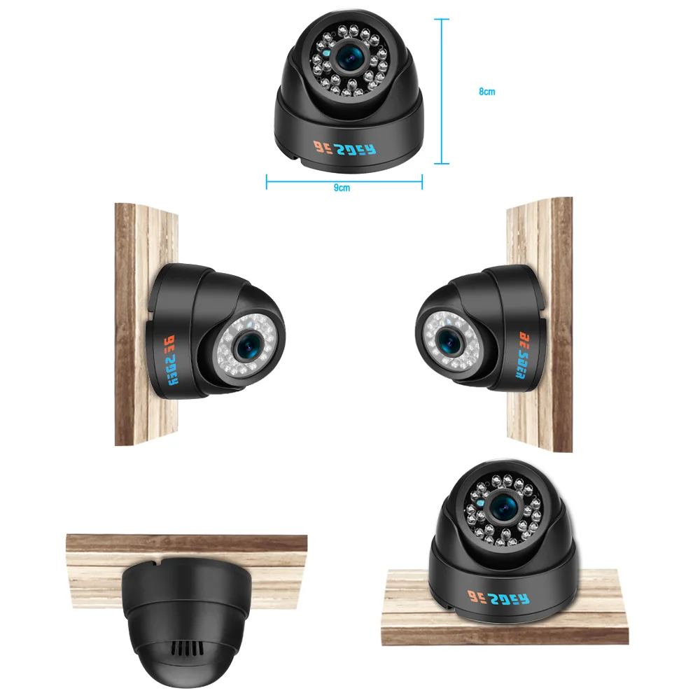 BESDER H.265 3MP 2MP ip камера домашняя купольная видеонаблюдения CCTV P2P ONVIF обнаружение
