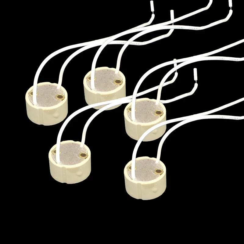 

Ceramic GU10 Base Socket Adapter Wire Connector GU10 Lamp Holder Porcelain Halogen LampHolder for Spot Light