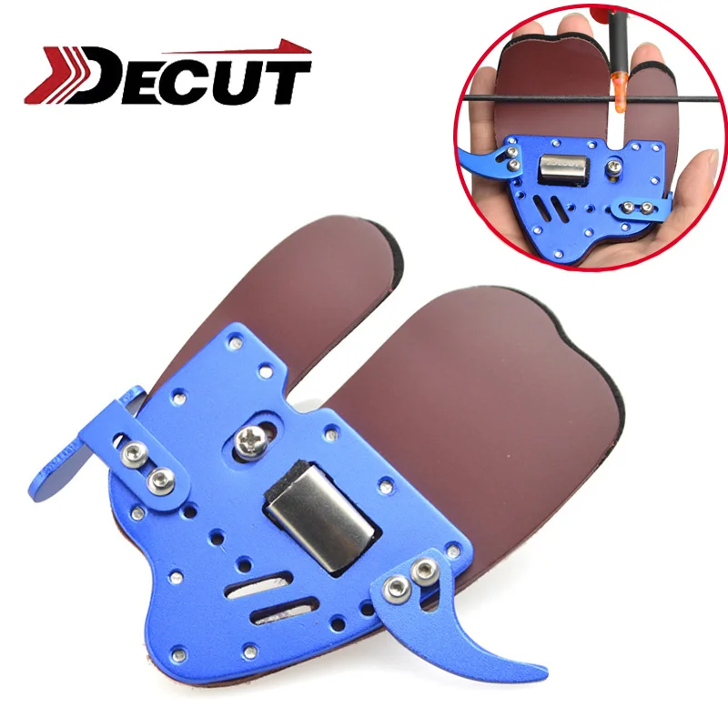 

DECUT 1 Piece Archery Finger Guard Protect LH And RH For Choice Glove Tab Protection Archery Accessory