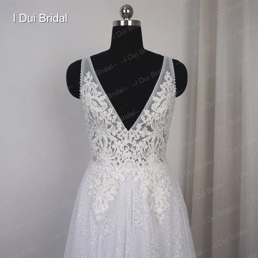 Свадебное платье с V образным вырезом а силуэт|bridal gown|beach bridal gownwedding dress real |