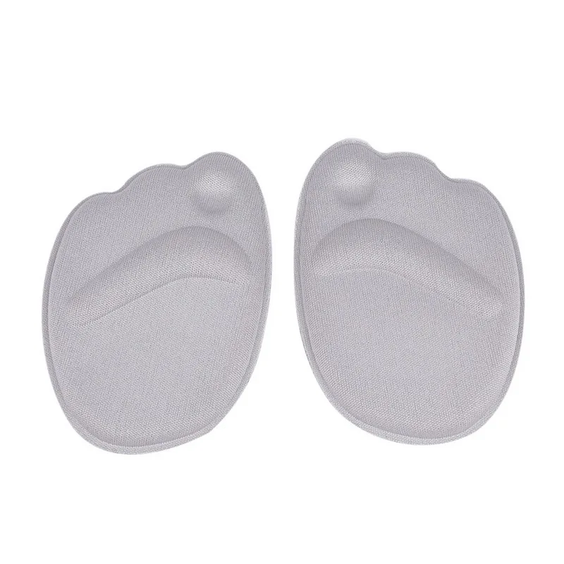 3 Pair Women High Heel Foot Cushions Anti-Slip Forefoot Insole Confortable Breathable Shoes Foot Care Tools Soft Insert - Цвет: Gray