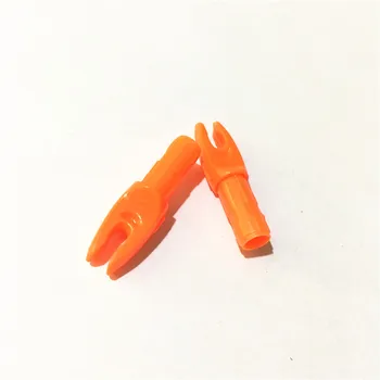 

50pcs/lot Archery 6 Color Arrow Nocks For ID 5.9mm shaft Carbon & Fiberglass shaft Free Shipping