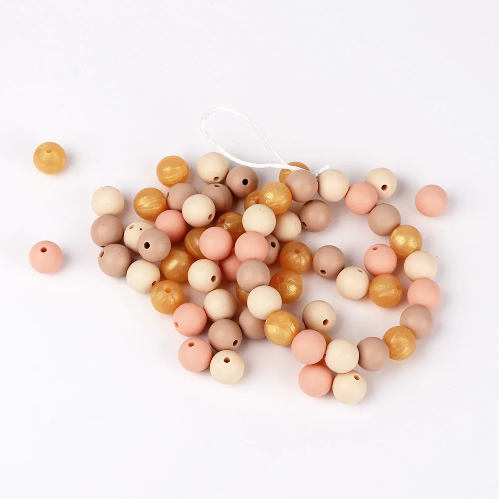 Силиконовые бусины TYRY.HU 20 шт. 12 мм экологически чистые Детские Прорезыватели для