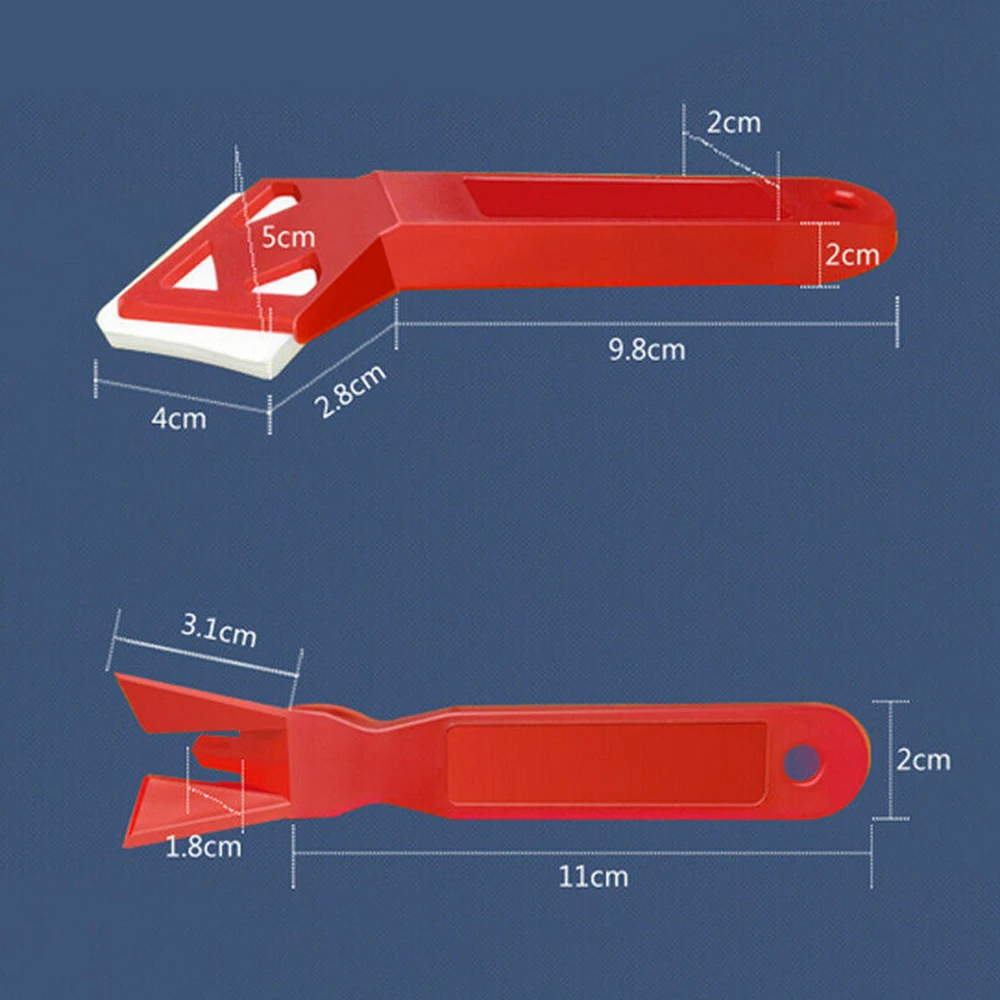 Полезный 2 шт./компл. скребок Squeegee инструменты для мытья полов скребок для чистки пола угол для плитки стекла клей остаточное удаление Совок шпатель