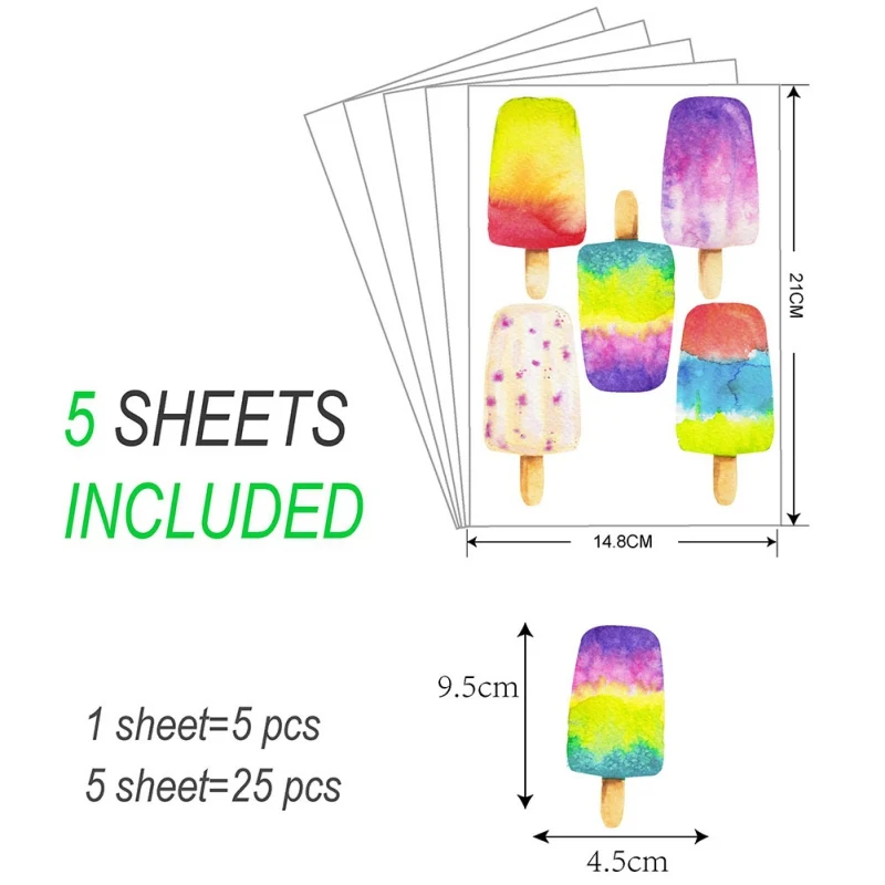 2018 5 قطعة/مجموعة الأطفال تزيين المنزل ديكور الجدار ملصق غرفة بسيطة بسيطة نوم التصوير الدعائم 6613