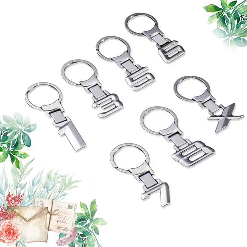 

3D Zinc Alloy Key Chain Keychain Car Emblem Keychain Key Rings Emblem For BMW 1 Series 3 Series 5 Series 6 7 8 X