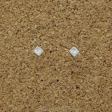 Новые серьги-гвоздики из стерлингового серебра, мини-посылка, не может позволить себе квадратные серьги-гвоздики