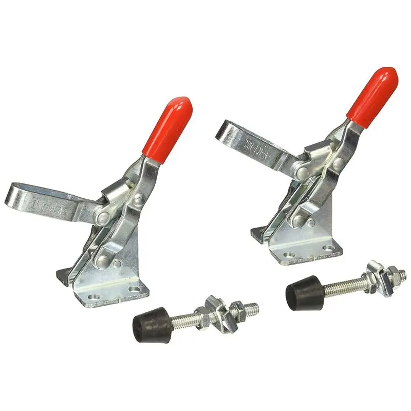 

2 Pcs 50 kg 110 kg U-Bar Flange 101A Carpenter's clamp with vertical base