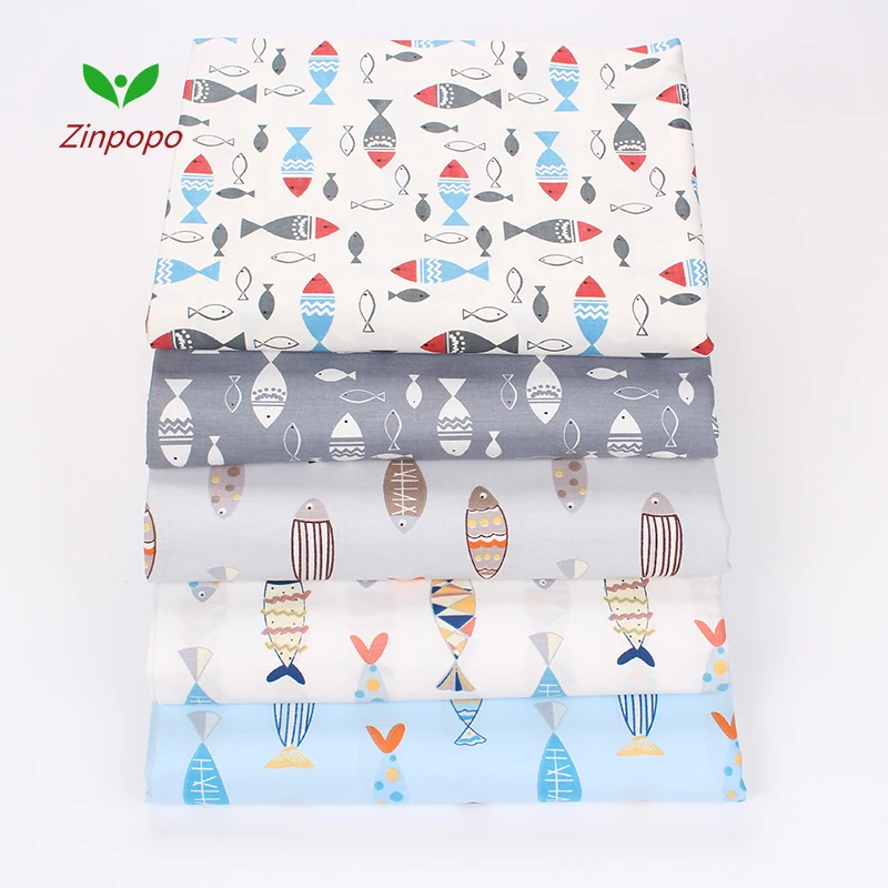 New 5 pic/lot 40x50cm Cotton Fabric for Sewing Quilting Patchwork quilts Tissue baby dress Bedding tecidos DIY Doll cloth K28