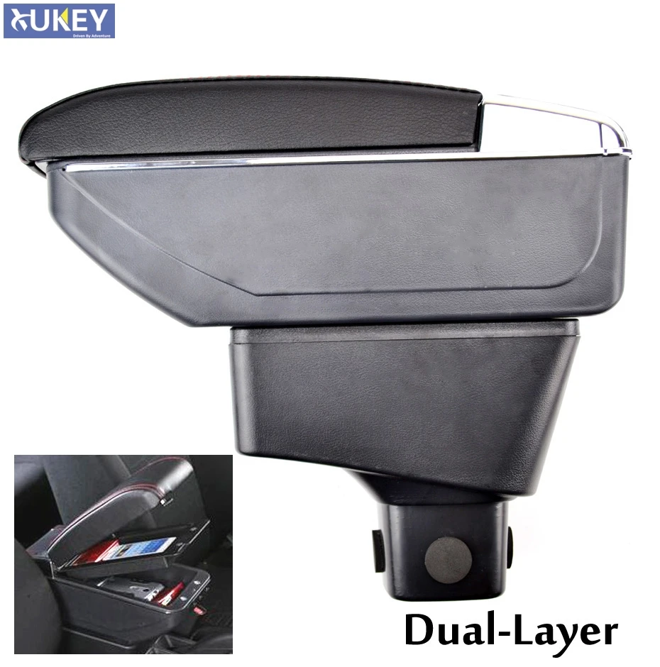 

Leather Centre Arm Console Armrest For Suzuki SX4 2007-2013 Fiat Sedici Center Console Arm Rest Storage Box 2008 2010 2011 2012