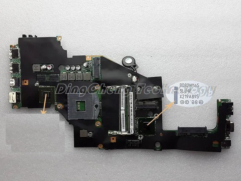 

HOLYTIME laptop Motherboard for Lenovo v370 with 4 video chips non-integrated graphics card 100% tested Fully