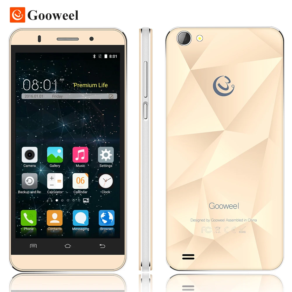 Camera 5 Inch Screen Android Phone online buy wholesale 5 inch screen android smartphone from china original gooweel m5 pro mobile phone mtk6580 quad core ips 5mp