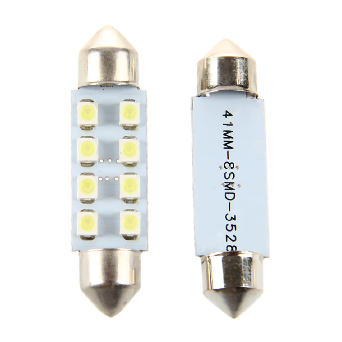 2 42mm 8 3528 SMD LED White Car Dome Festoon Interior Light Bulbsin