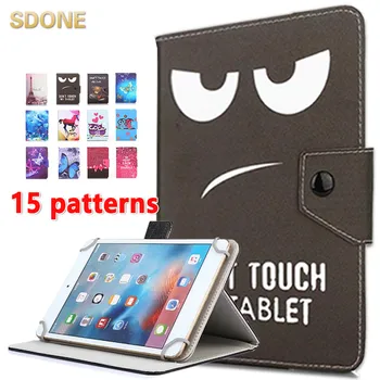 

Universal case for protectivefor Prestigio Grace 3257 4G 7 Inch Tablet Printed PU Leather Case cover + free 3 gifts