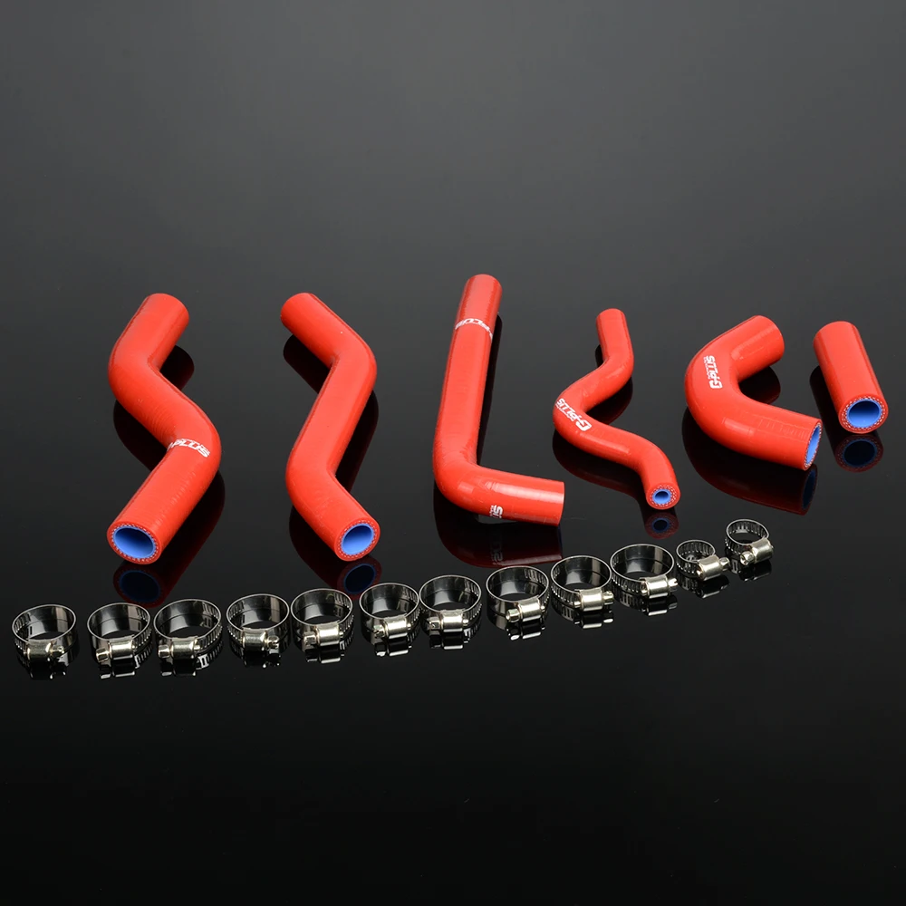 Silicone Radiator Coolant Hose Kit FOR KAWASAKI KXF250 KX250F 2006 2008 Redin Engine Cooling