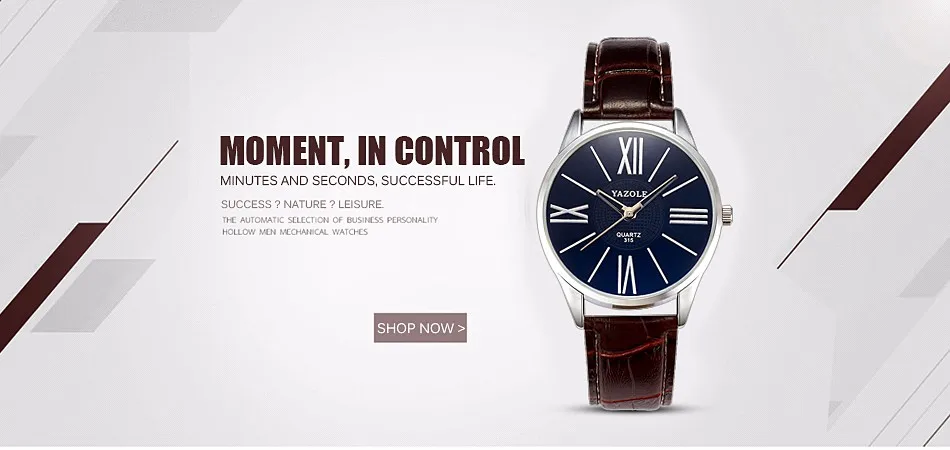 Yazole Brand Luxury Famous Men Watches Business Mens Watch Male Clock Fashion Quartz Watch Relogio Masculino reloj hombre 2018 -