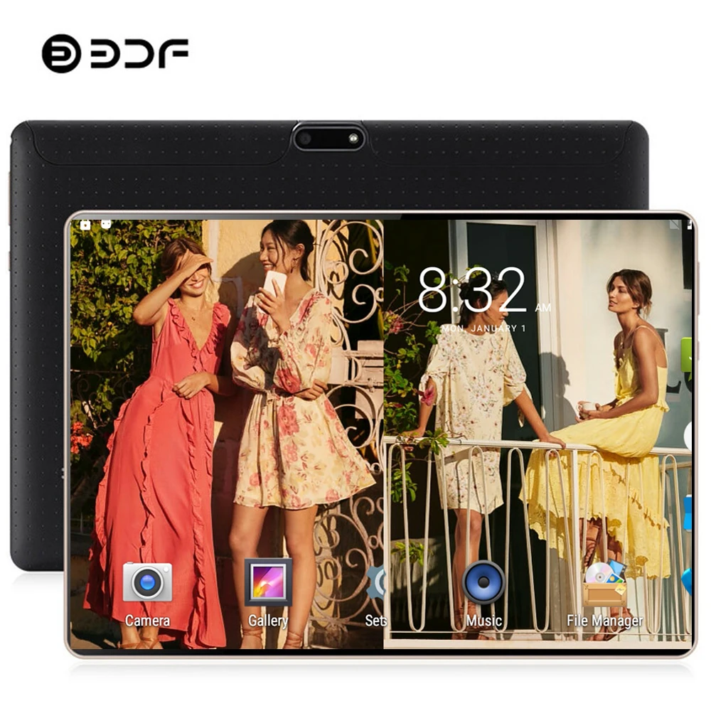 

BDF 2020 Newest 10 Inch Tablet Android 9.0 Ten Core 8GB RAM 128GB ROM 3G/4G LTE WiFi Bluetooth Phone Call Glass Screen Tablet Pc