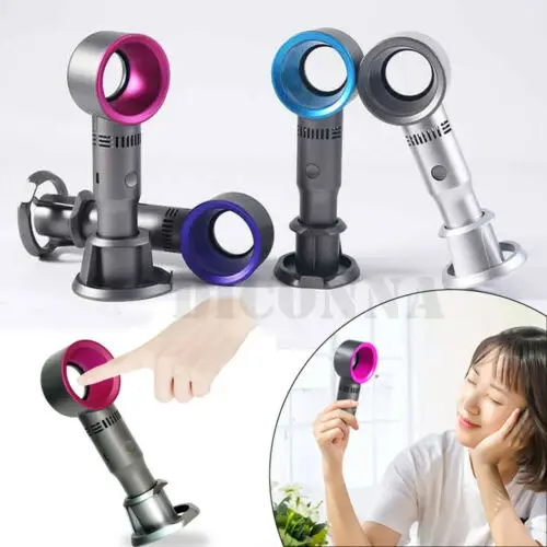Портативный мини USB кабель без листьев, ручной вентилятор, 360 градусов