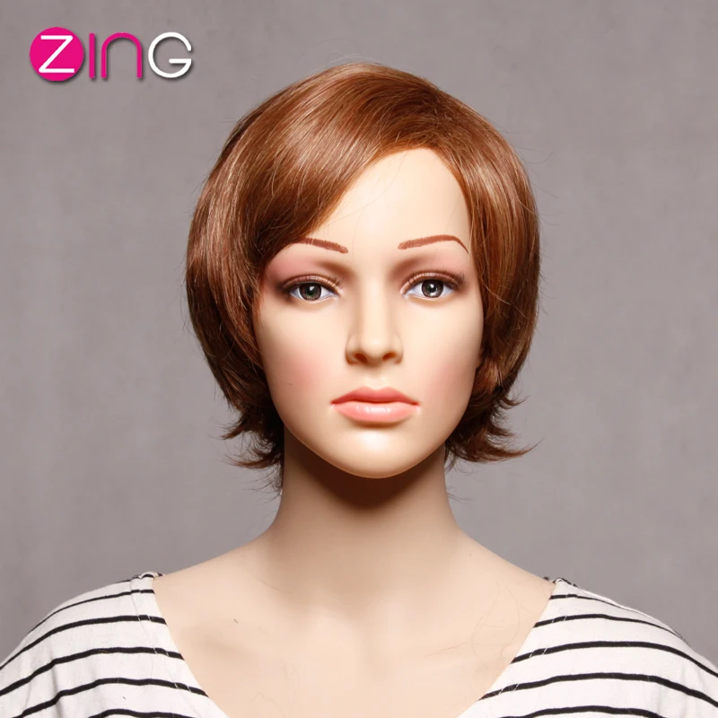 

Synthetic Short Wigs For Woman Flaxen Color Love Live Cosplay Women's Wig Pelucas Sinteticas Perruque Adjustable Synthetic Wigs