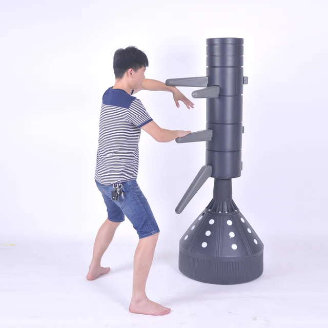 Adult Wing Chun wooden dummy martial arts boxing sandbags tumbler