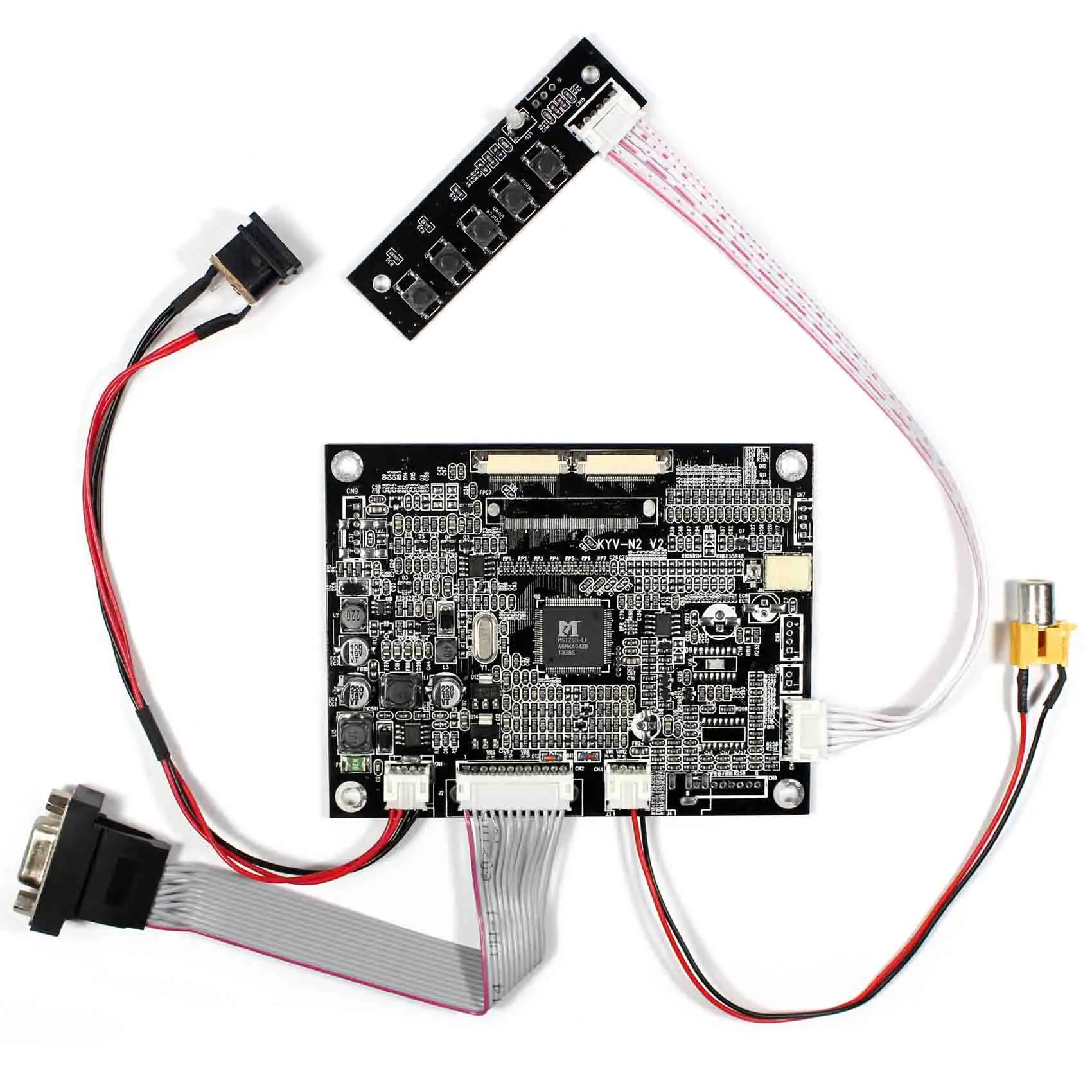 

VGA+AV+LCD Controller Board Work For 10.2inch 800x480 AT102TN03 LCD Screen