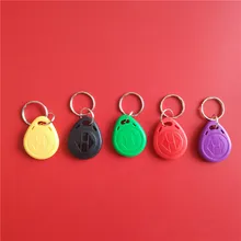5Pcs/Lot RFID ID Key Card Tags Keyfobs Token TAG Keychain 125KHZ TK4100 Read Only