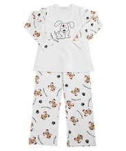 2-6 Years-Old Children’s Clothing Set Sleepwear Pyjama Kids Pajama Set Night Wear Sleep Wear in 100% Cotton Knitted