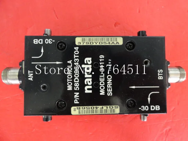 

[BELLA] Narda 31119 0.8-1GHz Coup:30dB N supply coupler