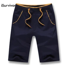 Isurvivor Для мужчин лето по колено Пляжные шорты для будущих мам Мотобрюки мужской моды Тонкий Встроенная хлопка Повседневное брюки-карго Hombre верхняя одежда Шорты для женщин