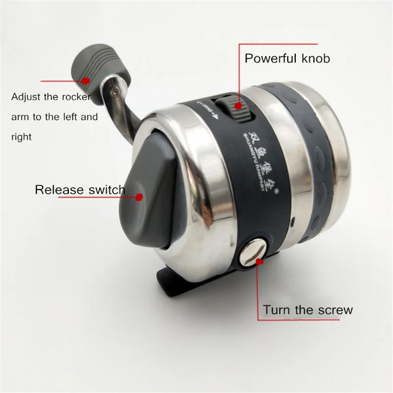 Online Hohe qualität leistungsstarke angeln set DIY professionelle pfeil jagd slingshot katapult outdoor jagd