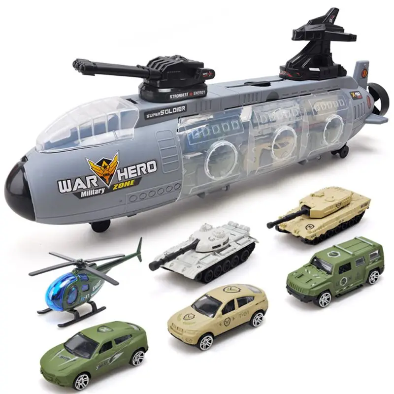 Военный подводная игрушка автомобиль набор 6 шт. автомобиль мальчики подарок на день рождения награды лучший выбор