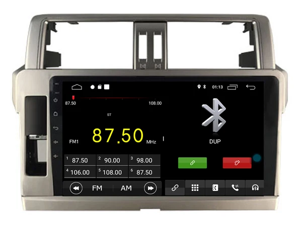 Sale Elanmey top equipped 8 cores+4GB ram+64G rom android 8.1 car radio fit for toyota prado LC150 2014 gps navigation multimedia 5