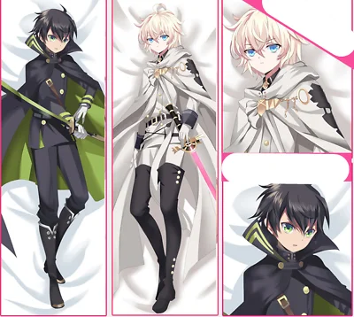 Суэф Аниме Манга Серафим конца Dakimakura Двусторонняя Подушка Чехол Крышка | Дом и