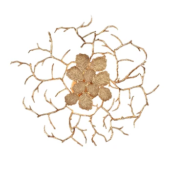 

art deco design copper wall lights modern wandlamp AC110v 220v gold wall lamp home lighting