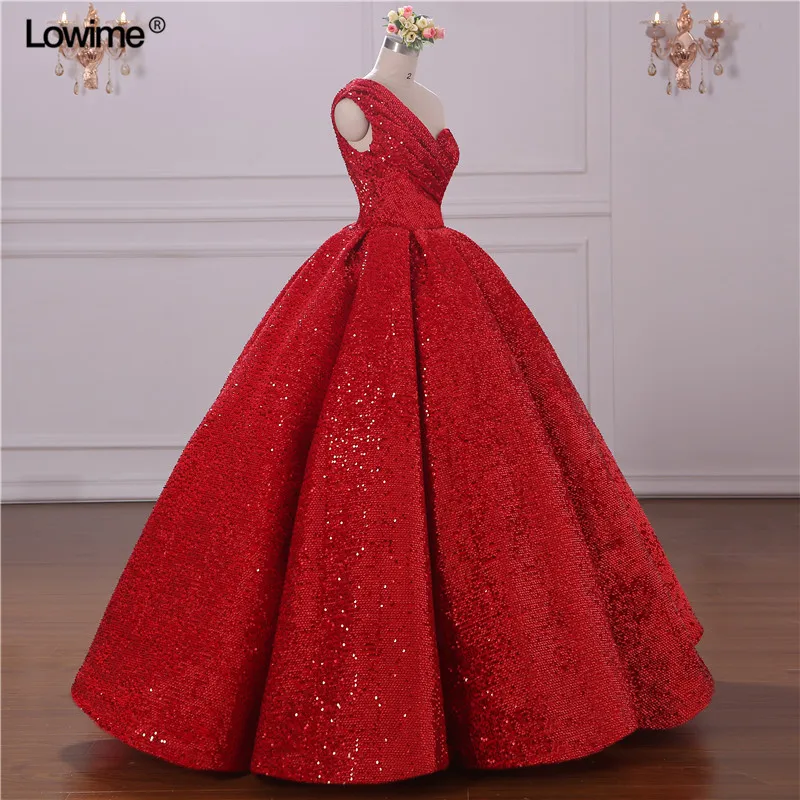 Real Photo Ball Gown Evening Dresses Dubai Turkish Arabic Aibye Prom Gowns Galajurk Sequins Formal Party Abendkleider Dress (4)