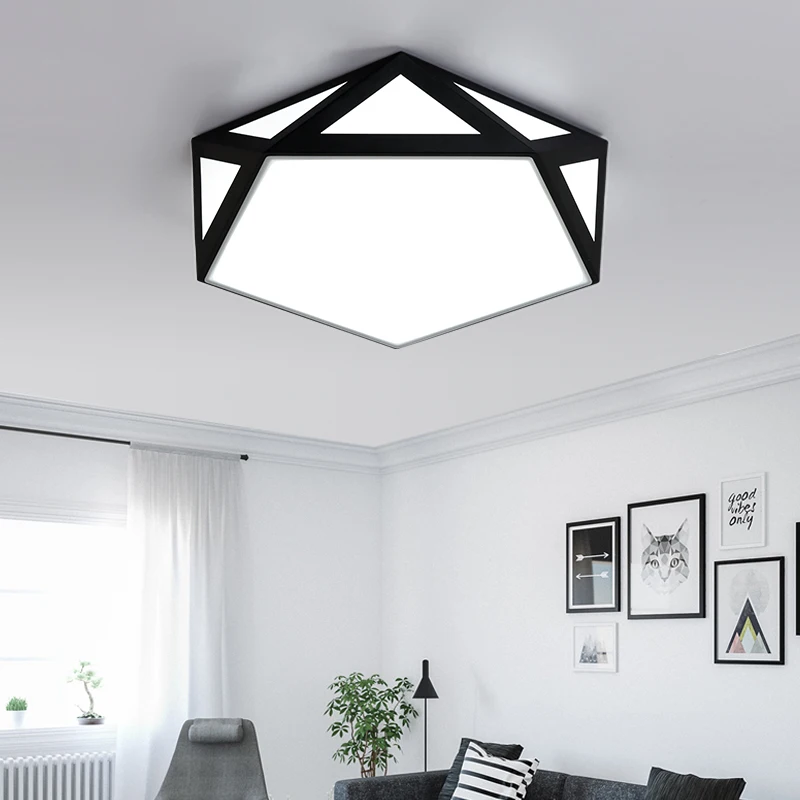 

Modern Bedroom led ceiling light surface mounted DIY geometric LED ceiling lamp Nordic led lights fixture