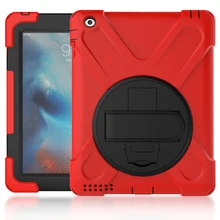 Для IPad 4 для Ipad 3 противоударный дети протектор чехол для IPad 2/3/4 тяжелых силиконовый твердый переплет Kickstand дизайн ручной работы брас